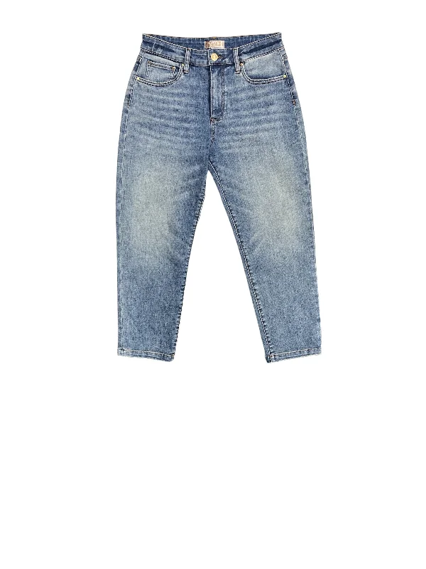 Jeans Cropped By Kut In Blue Denim, Size: 4