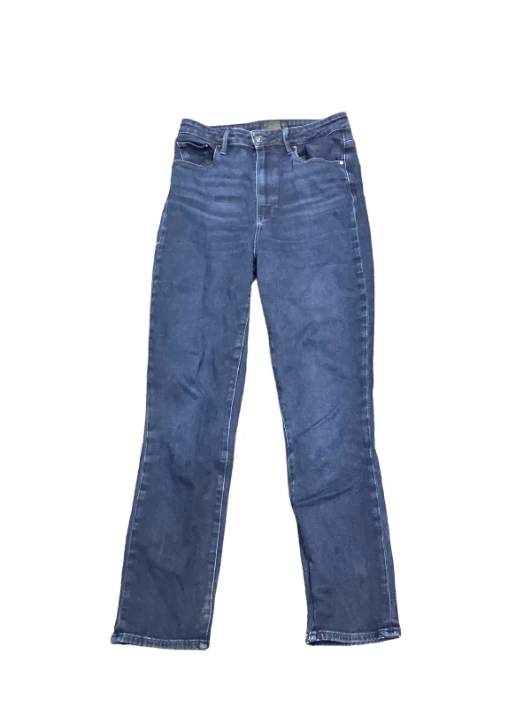 Jeans Straight By Paige In Blue Denim, Size: 6