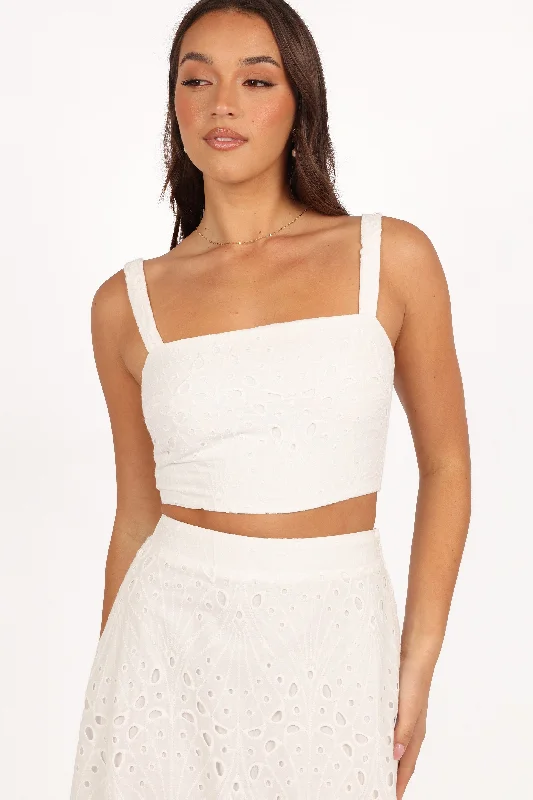 Camellia Two Piece Set - White