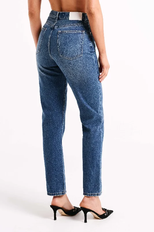 Mattea Denim Jeans - Dark Blue