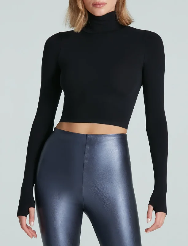 Ballet Body Turtleneck Crop Top