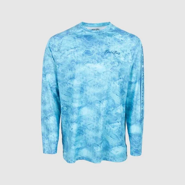 Men's Fish Heads Sublimated Long Sleeve Crew