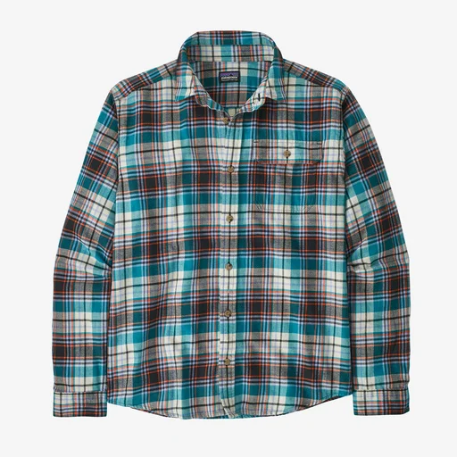 Men's Long-Sleeved Cotton in Conversion Fjord Flannel Shirt