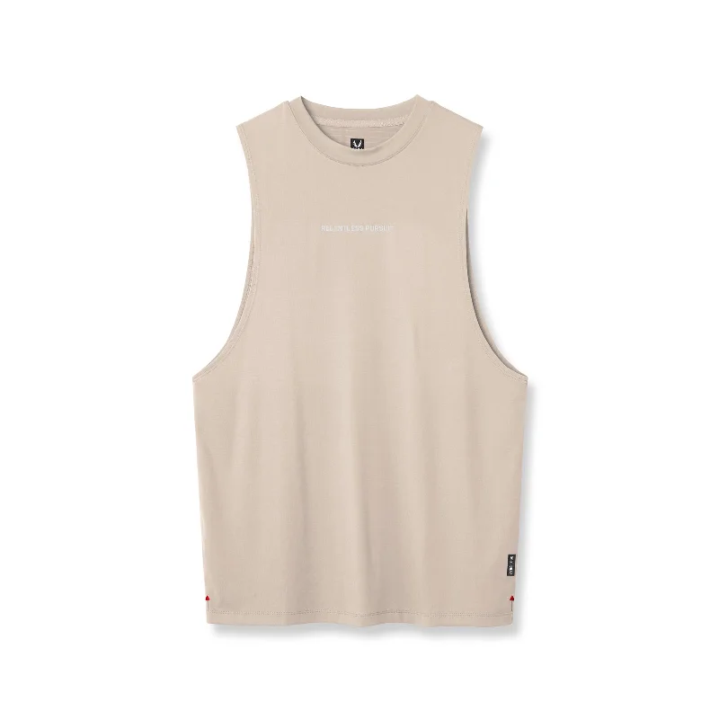 0837. 3D-Lite® 2.0 Lycra®  Muscle Tank - Sand Smoke ""RP""