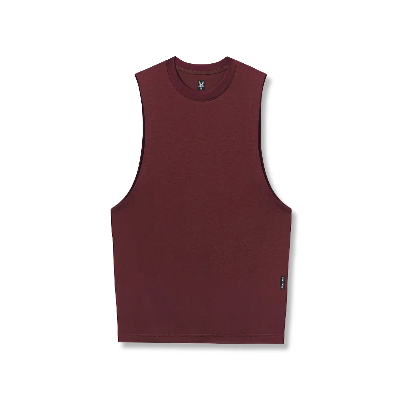 0926. Supima® Muscle Tank - Crimson