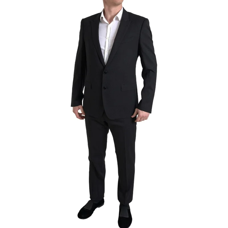 Dolce & Gabbana Exclusive Martini Black Slim Fit Suit